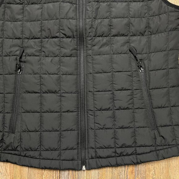 Black Antler Puffer Vest - Women Size Medium - Full Zip - Picture 4 of 5